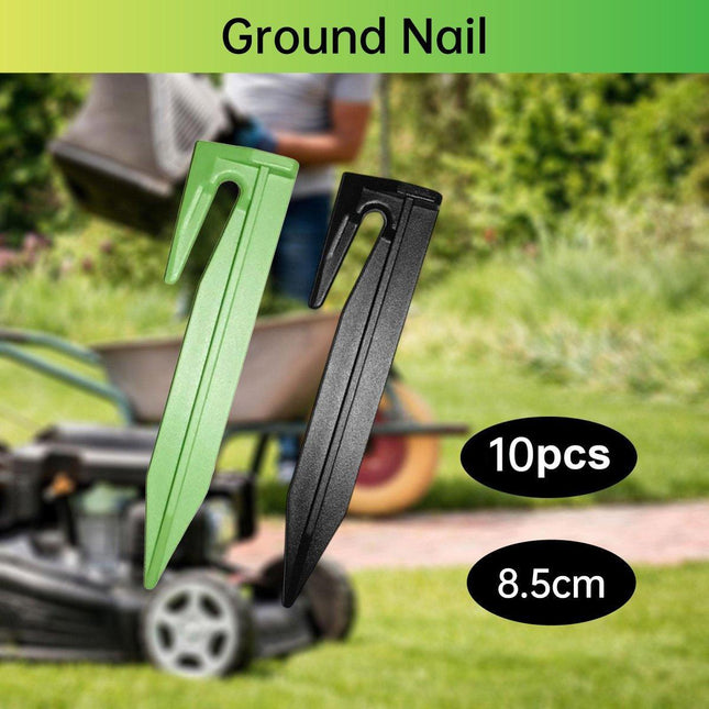 10pcs Ground Peg Lawn Mower Boundary Fixing Stakes Heavy Duty Garden Nails
