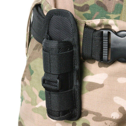 Portable Outdoor Military Flashlight Bag Pouch Tactical Case Holster Belt Holder