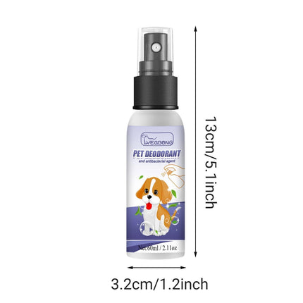 Pet Deodorant Spray for Cats and Dogs Eliminates Urine Feces Odors Air Freshener
