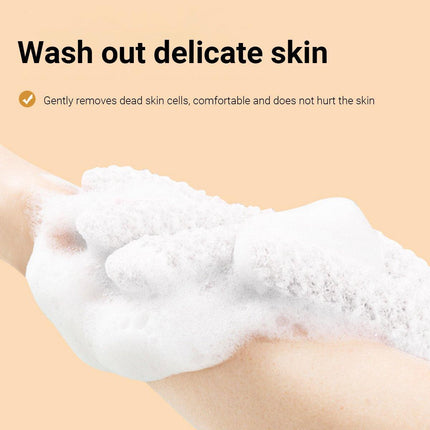 Bath Gloves Exfoliating Scrubbing Mitt Shower Cleaning Body Wash Supplies