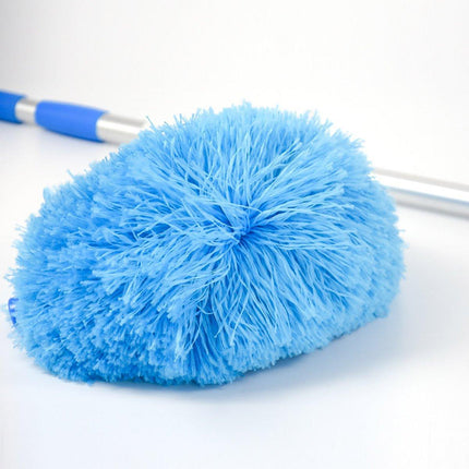 Extendable and Assembled Ceiling Duster Round Brush Dust Sweeper Cleaning Tool