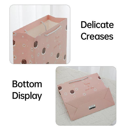 25pcs 14x15x7cm Creative Cartoon Paper Gift Bags Tote for Students Birthday Parties