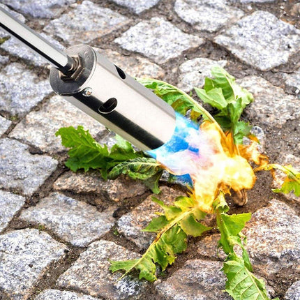 Propane Weed Burner Butane Gas Torch Garden Wand Lighter Handle Tool Kill Weeds