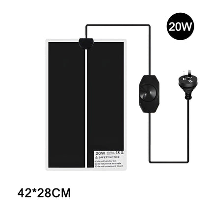 Reptile Heating Mat Pad Electric Heater Warmer for Crab Frog Lizard Pet Care - Aimall