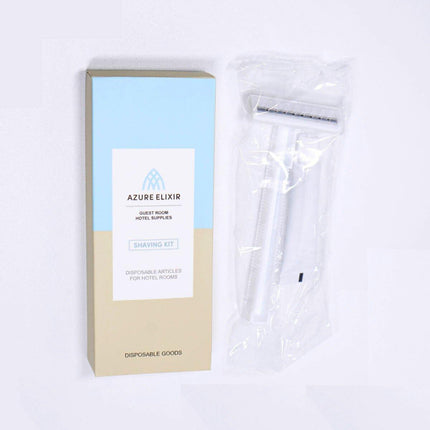 50pcs Hotel Razor and Shaving Cream Set for Guesthouse Bathroom Travel Use