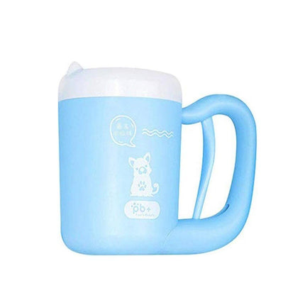 Dog Paw Cleaner Cup Pet Foot Washer Cat Paw Cleaning Brush for Home Travel Use