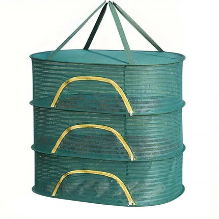 Anti Mosquito Fully Enclosed Drying Net Basket for Fish Vegetables Fruit Herbs