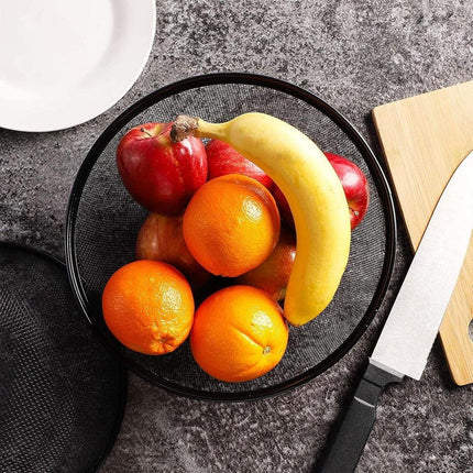 Multi-Function Kitchen Fruit Basket With Lid Drain Basket Washing Draining Cover