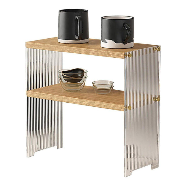 Acrylic Desktop Cup Holder Multi-Purpose Portable Storage Organizer For Home