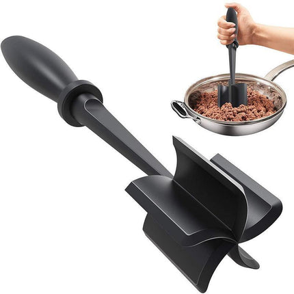 Meat Chopper Ground Beef Masher Heat Resistant Meat Masher Hamburger Chopper - Aimall