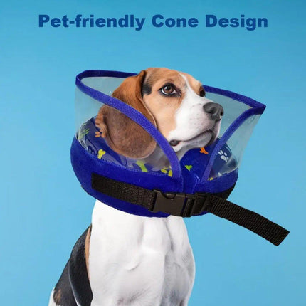 Pet Dog PVC Inflatable Healing Collar Cone Wound Medical Cat Protective Jackets