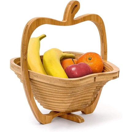 Wooden Fruit and Vegetable Storage Basket for Kitchen Organizing Home Storage