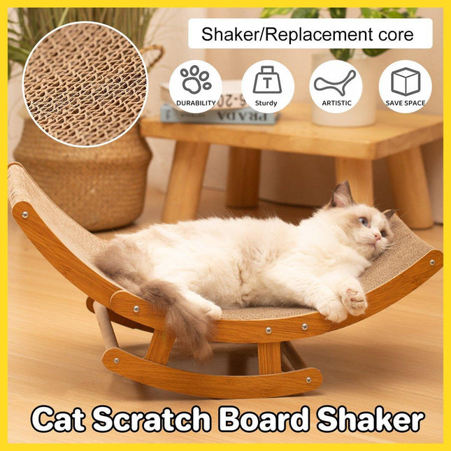 Premium Cat Scratching Board Bed Corrugated Paper Durable All Seasons Cat Toy