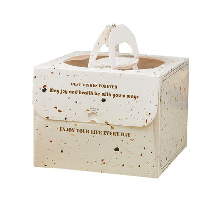 20x Portable Cake Box Cake Container Clear for Birthday Cupcakes Cookies - Aimall