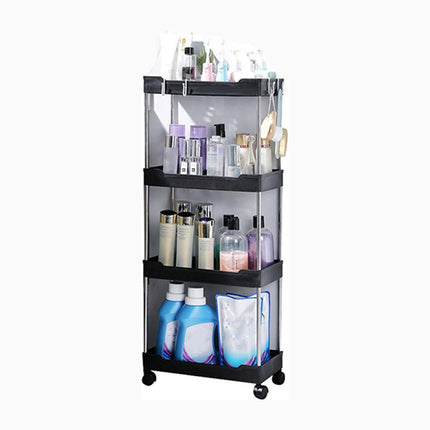 Multi Layer Rolling Storage Cart Kitchen Bathroom Organizer Shelf with Wheels