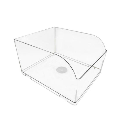 10PCS Clear Plastic Storage Box Set Food Supermarket Display Organizer Container