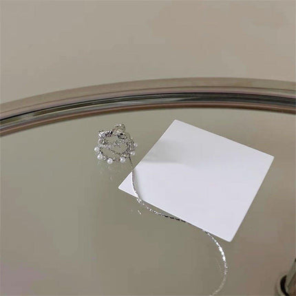 Silver Tassel Earrings Without Piercing Ear Bone Clips for Women Fashion Jewelry