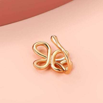 Ladies Fashion Clip-On Fake Nose Ring Cuff Non-Piercing African Style Nose Cuff - Aimall