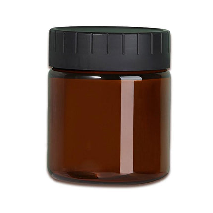 10pcs Brown PET Plastic Wide Mouth Bottles for Storage and Skincare Packaging