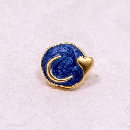 Vintage Sun Moon Heart Earrings Bohemian Style Jewelry for Women Trendy Fashion