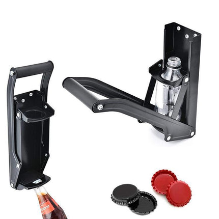 Can Crusher 12/16oz Beer Smasher Aluminium Recycling Wall Mount Bottle Opener - Aimall