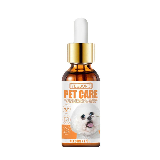Pet Eye Tear Stain Remover Drops Wash for Dogs and Cats Cleans Eye Discharge