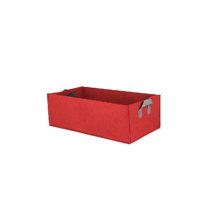 8pcs Felt Rectangular Planting Bags Vegetable Grow Bags Non-Woven Flower Pots