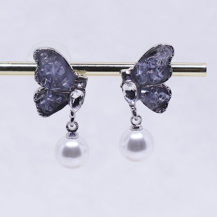 Butterfly Stud Earrings for Women Elegant Jewelry Cute Fashion Earrings for Girl