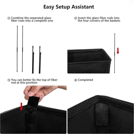 Foldable Large Capacity Oxford Cloth Laundry Basket Toy Storage Bag Household