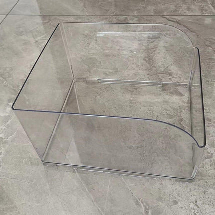 10PCS Clear Plastic Storage Box Set Food Supermarket Display Organizer Container