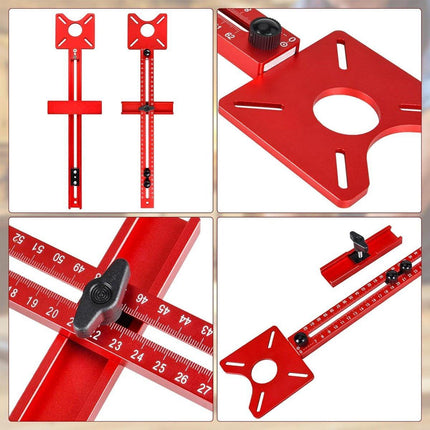 4IN1 Router Milling Bracket Tool for Positioning Round Holes Multifunctional