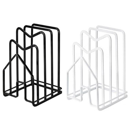 Kitchen Pot Lid Rack Chopping Board Holder Storage Organizer Countertop Shelf