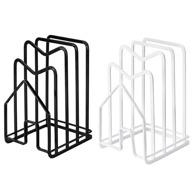 Kitchen Pot Lid Rack Chopping Board Holder Storage Organizer Countertop Shelf