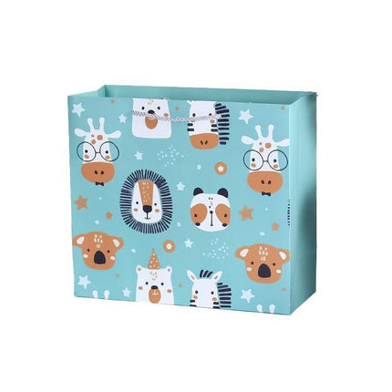 25PCS Cute Animal Gift Bags Creative Cartoon Paper Bags Birthday Party Favors