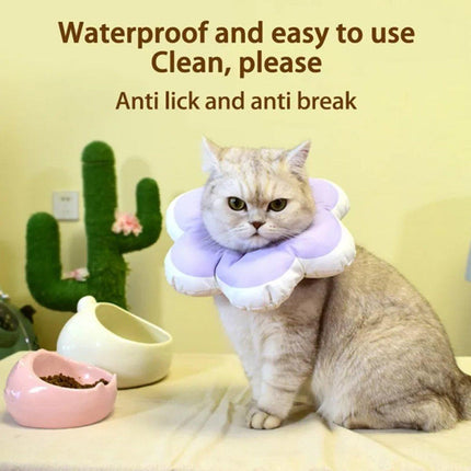 Elizabethan Cat Recovery Collar Anti Licking Pet Cone Protective Neck Ring