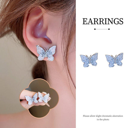 Butterfly Earrings Elegant Daily Wear Versatile Jewelry for Women Fashion Gifts