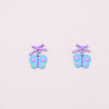 Butterfly Star Bow Stud Earrings Set for Women Fashion Jewelry Accessories