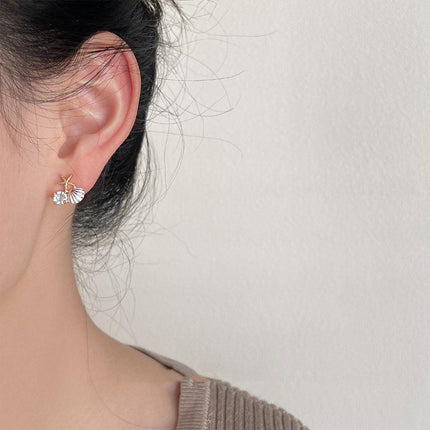 Asymmetrical Starfish Stud Earrings for Women Unique Fashion Jewelry Gift Set
