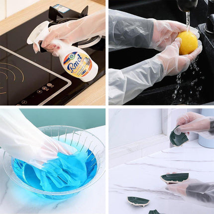 50pcs Waterproof Extended Arm Gloves Household Cleaning Gloves for Kitchen Use