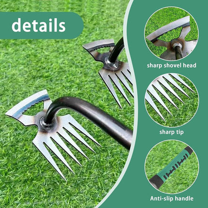 Garden Weeding Digging Tool Farm Household Hoe Durable Handheld Weeder Artifact