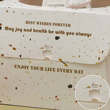 20x Portable Cake Box Cake Container Clear for Birthday Cupcakes Cookies - Aimall