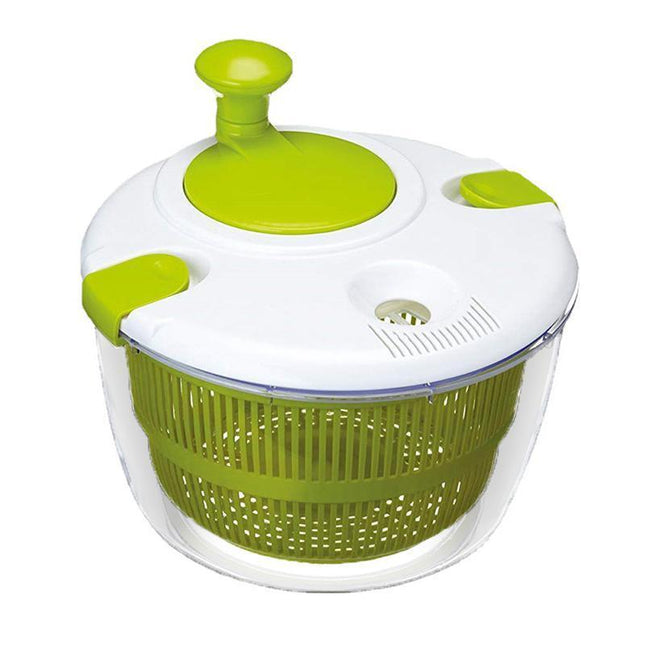 Salad Spinner Vegetable Lettuce Salad Leaves Washer Dryer Serving Bowl Container - Aimall