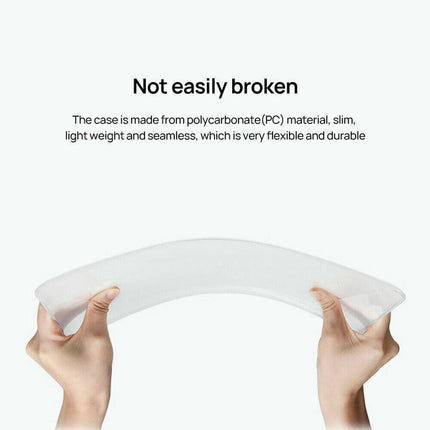 Macbook Air Pro Glossy Crystal Clear Case + Keyboard Cover 13" 16" 15" inch Transparent - Aimall