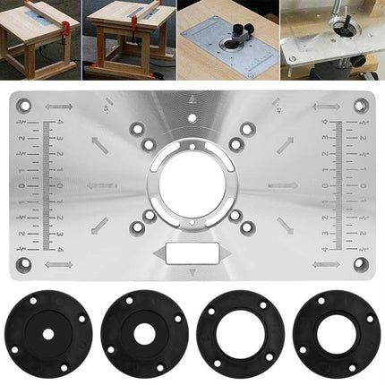 Woodworking Tools Router Table Flip Board Insert Plate for Trimming Machine Use