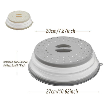 Multifunctional Microwave Oven Food Cover Heat Resistant Folding Splash Guard