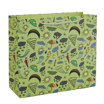 25pcs 14x15x7cm Creative Cartoon Paper Gift Bags Tote for Students Birthday Parties