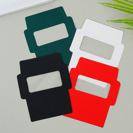 100pcs Without Card 10x6cm Envelopes Window Envelopes Mini Postcard Gift Card