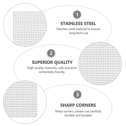 10pcs Stainless Steel Wire Mesh for Water Plants Fish Tank Aquarium Decoration