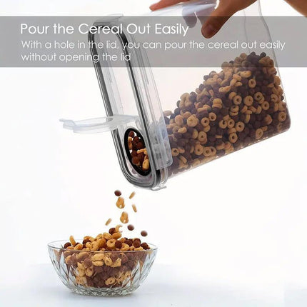 2.5L Kitchen Organizer Transparent Grocery Storage Jar for Food and Pantry Use