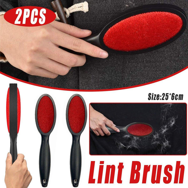 2 PCS Lint Brush Hair Remover for Fabric Clothes Bedding Sheets Bed Cleaning